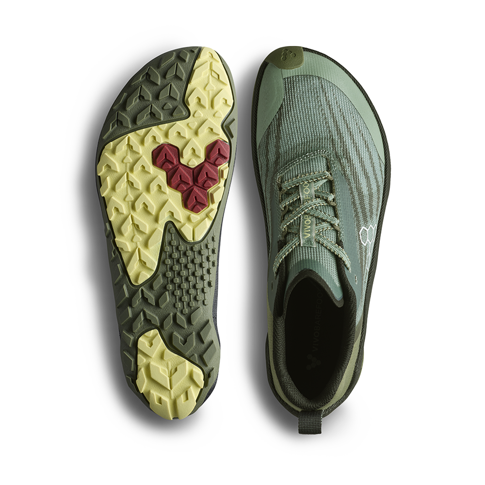 Vivobarefoot Primus Trail Flow Mens Glacial Green