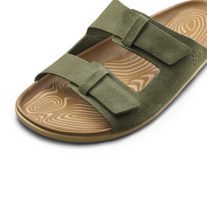 Vivobarefoot Sensus Yin Slide Mens Dark Olive