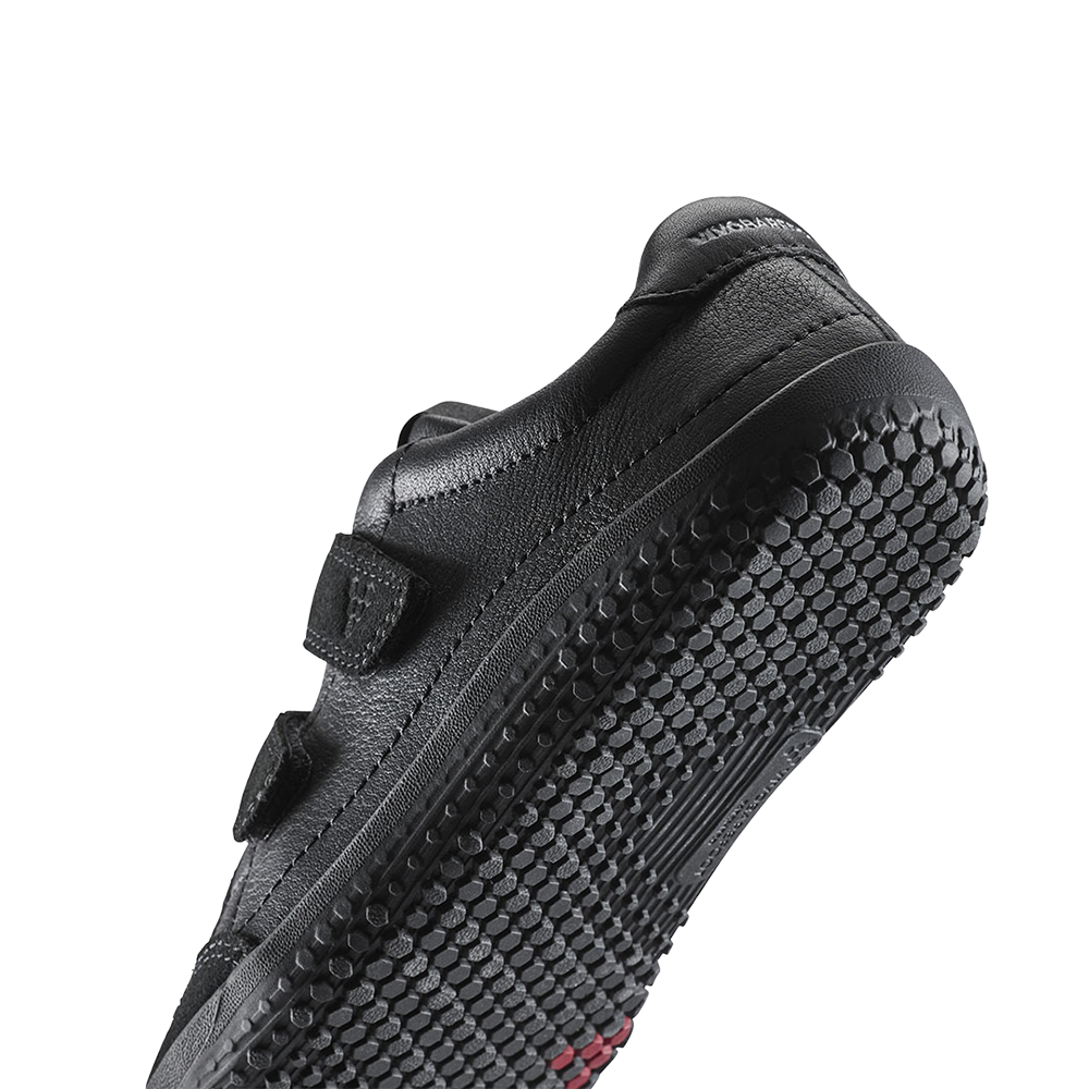 Vivobarefoot Gobi Sneaker School Kids Obsidian