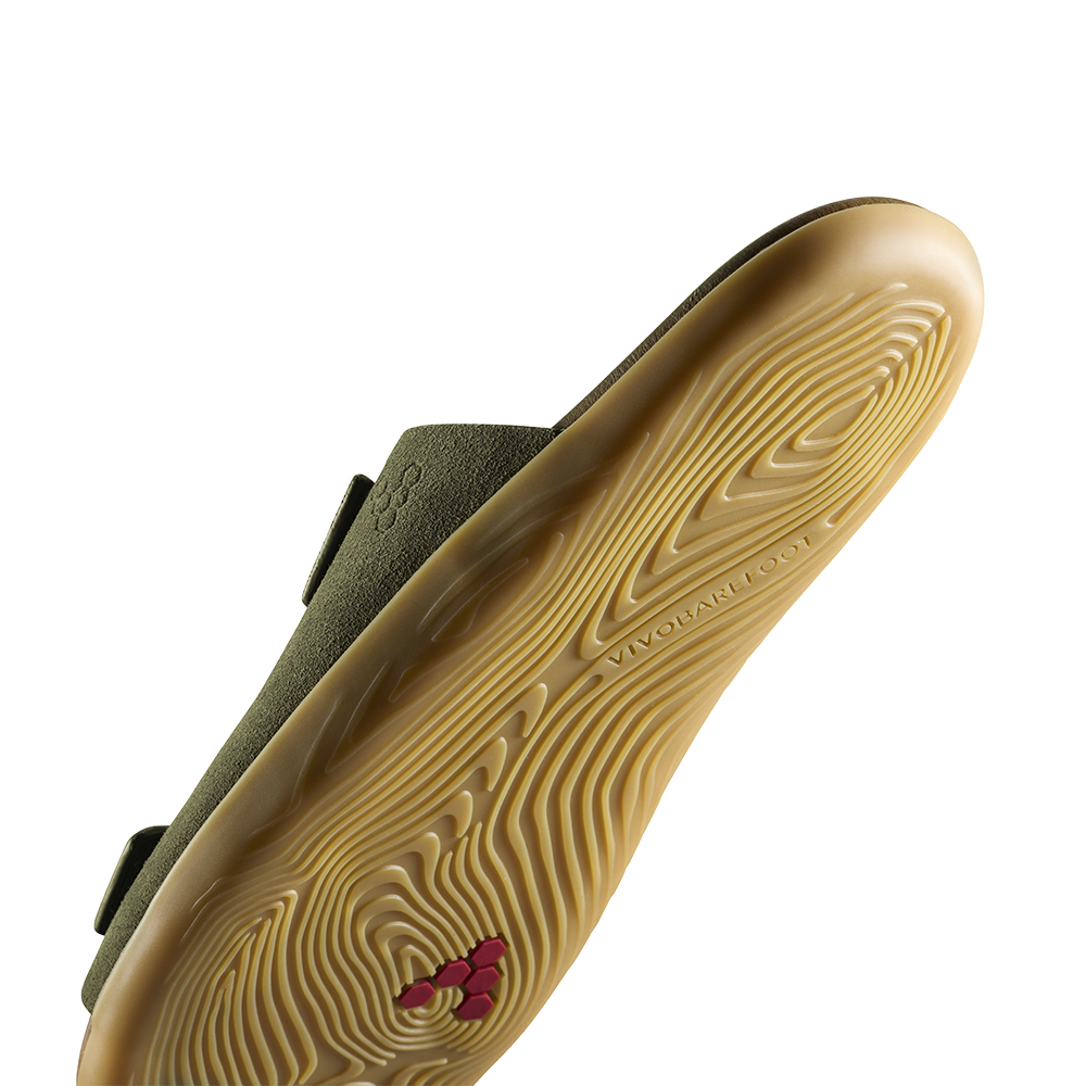 Vivobarefoot Sensus Yin Slide Mens Dark Olive