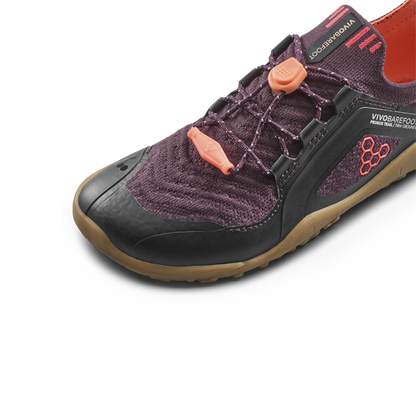 Vivobarefoot Primus Trail Knit FG Preschool Huckleberry/ Molten Lava