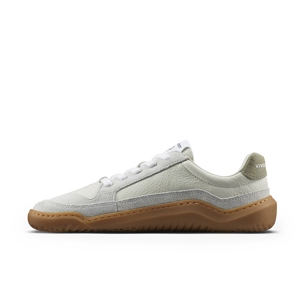 Vivobarefoot Gobi III Sneaker Leather Mens Limestone Dusty Green