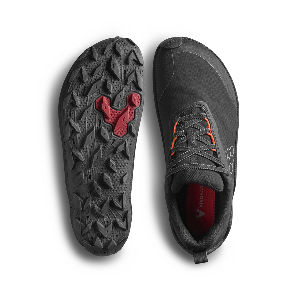 Vivobarefoot Primus Trail Flow WP Womens Eclipse/Molten Lava
