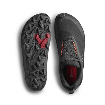 Vivobarefoot Primus Trail Flow WP Womens Eclipse/Molten Lava