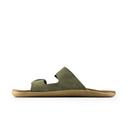 Vivobarefoot Sensus Yin Slide Mens Dark Olive