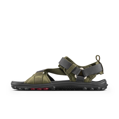 Vivobarefoot Tracker Ora Sandal Womens Dark Olive