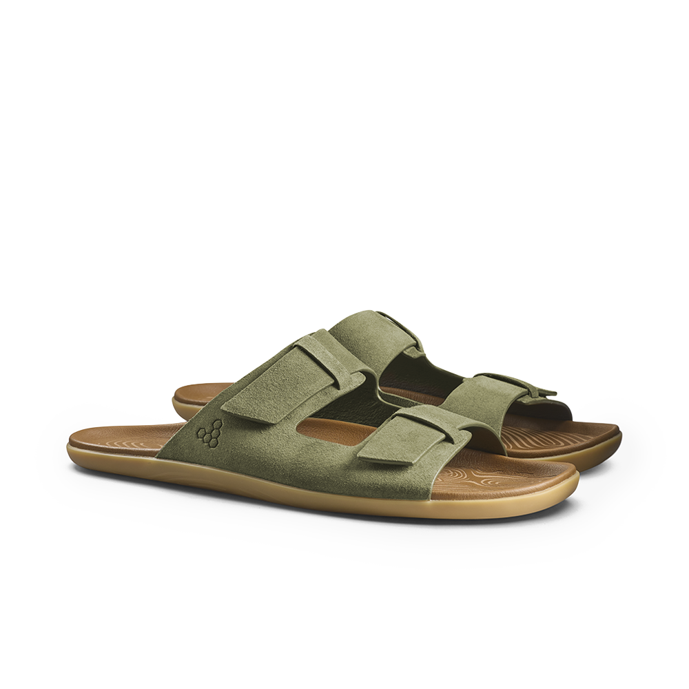 Vivobarefoot Sensus Yin Slide Mens Dark Olive