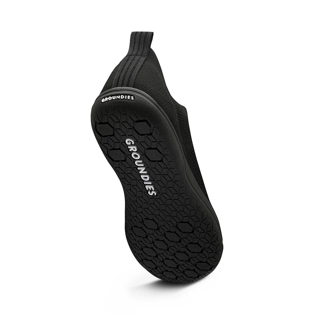 Groundies Active Knit Mens Black