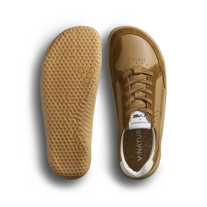 Vivobarefoot Gobi II Sneaker Premium Leather Mens Tan