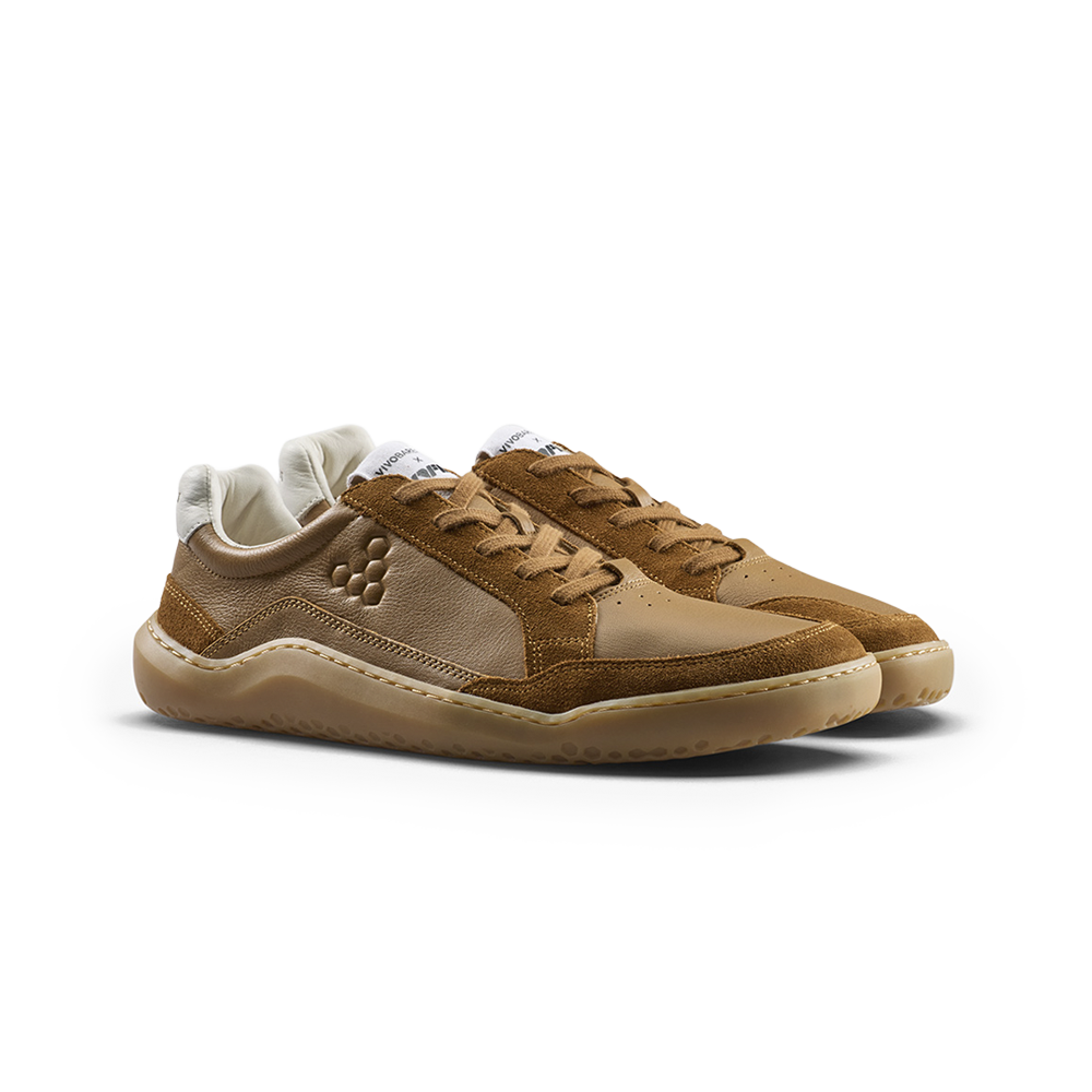 Vivobarefoot Gobi II Sneaker Premium Leather Womens Tan