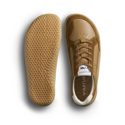 Vivobarefoot Gobi II Sneaker Premium Leather Womens Tan