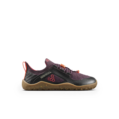 Vivobarefoot Primus Trail Knit FG Preschool Huckleberry/ Molten Lava