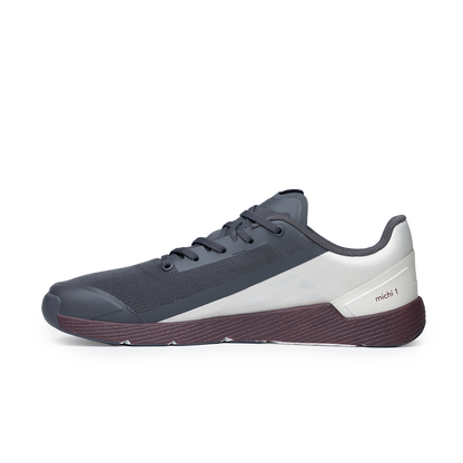 Notace Michi 1 Womens Grey/Burgundy