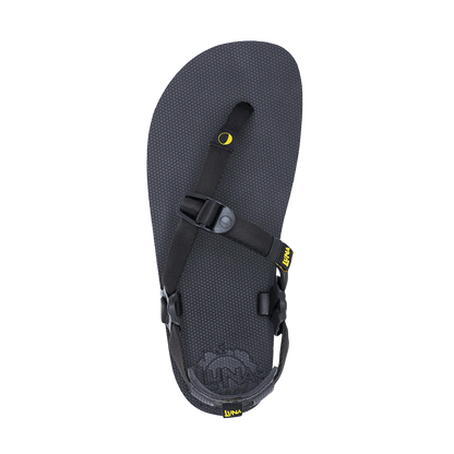 Luna Oso Flaco Winged Edition Black Sandals