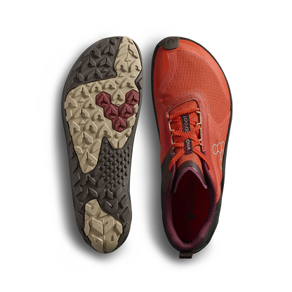 Vivobarefoot Primus Trail Flow Mens Cherry Tomato