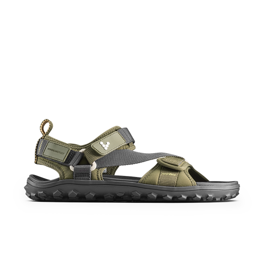 Vivobarefoot Tracker Ora Sandal Mens Dark Olive