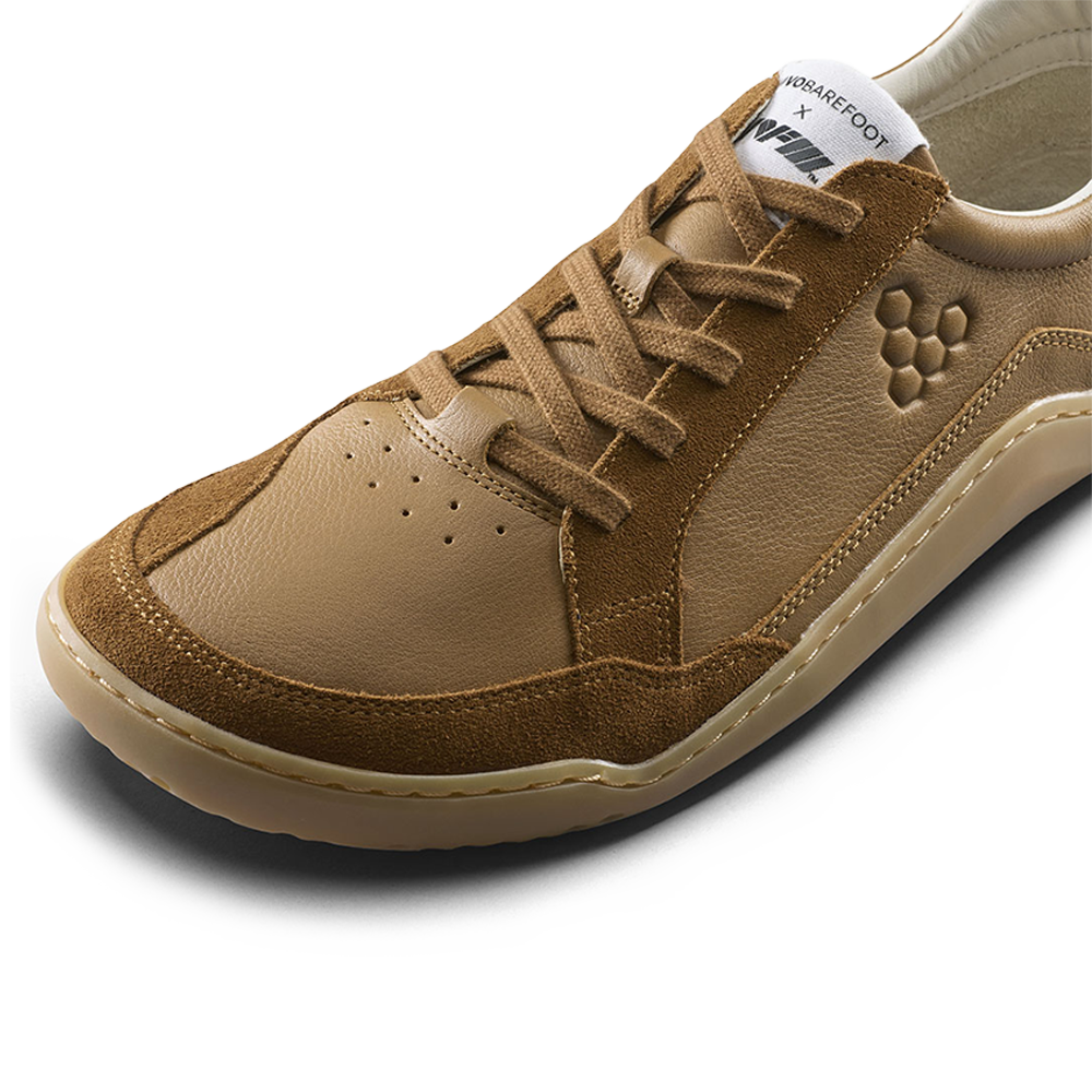 Vivobarefoot Gobi II Sneaker Premium Leather Mens Tan