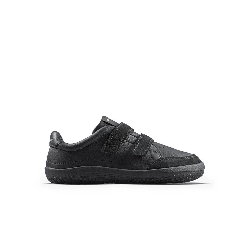 Vivobarefoot Gobi Sneaker School Kids Obsidian