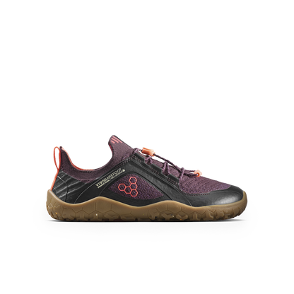 Vivobarefoot Primus Trail Knit FG Juniors Huckleberry/ Molten Lava