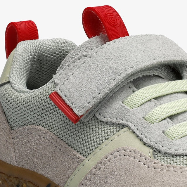 Groundies Lou 2.0 Kids Sage Green/Red