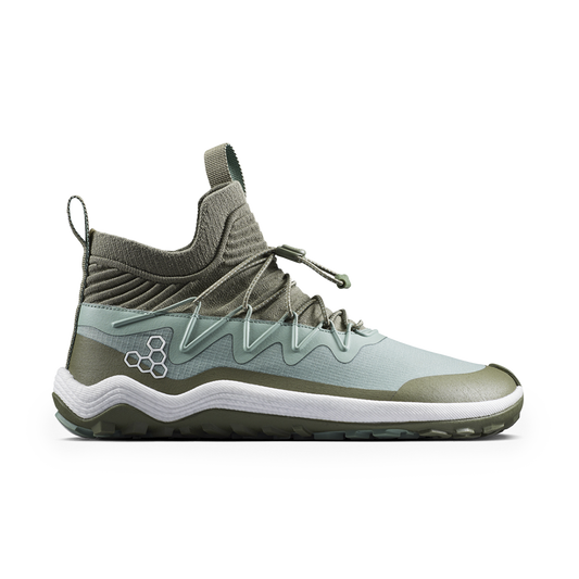 Vivobarefoot Primus Trail Flow Mid II Mens Glacial Green